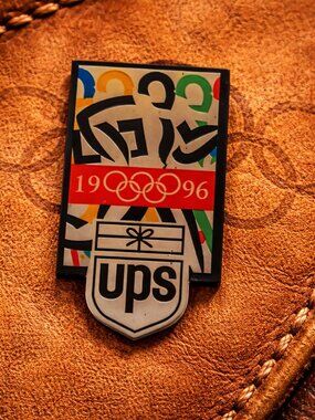 UPS 1994 Atlanta Olympics Games USA Vintage Lapel Pin - United Parcel Service